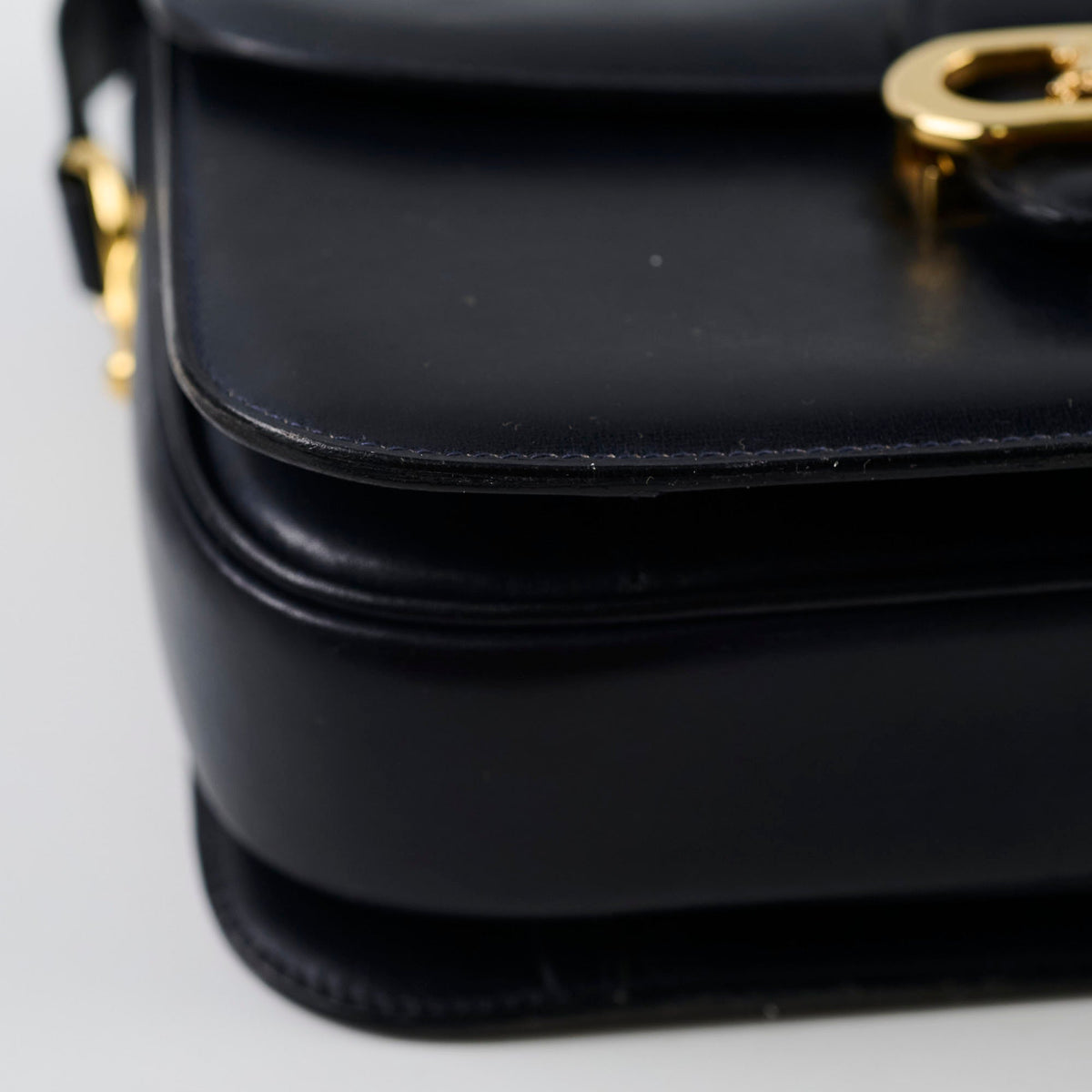 Celine Vintage Navy Horse and Carriage Shoulder Bag - photo 10