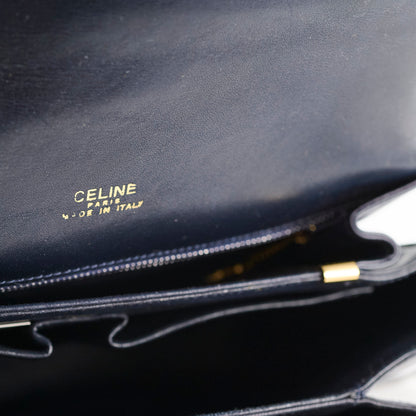 Celine Vintage Navy Horse and Carriage Shoulder Bag - photo 8