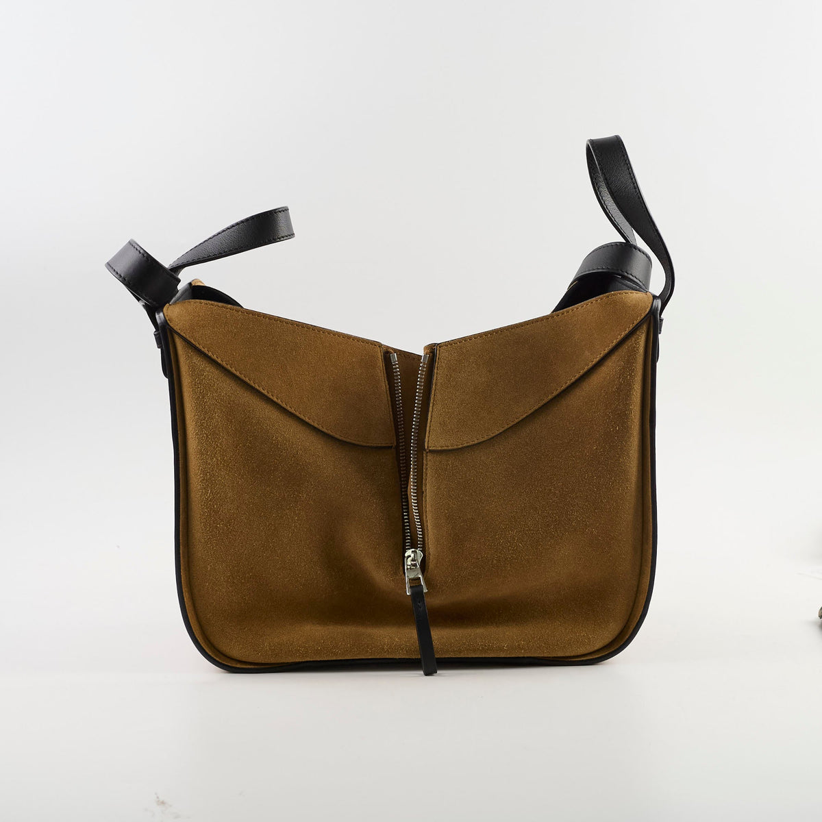 Loewe Small Hammock Suede/Leather Black/Brown - photo 3