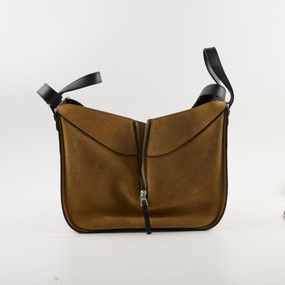 Loewe Small Hammock Suede/Leather Black/Brown - photo 3