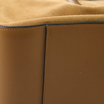 Loewe Small Hammock Suede/Leather Black/Brown - photo 9