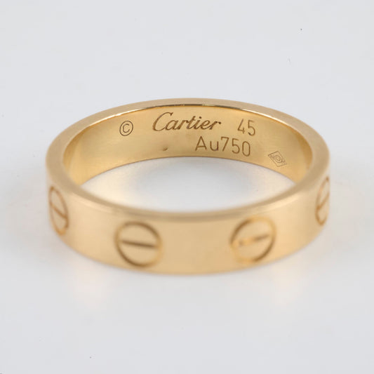 Cartier Love Ring Small Model Yellow Gold Size 45 - photo 2