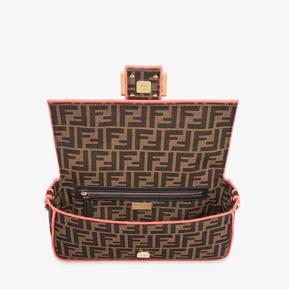 BAGUETTE Fendi Roma/Amor Fabric Bag - image 4