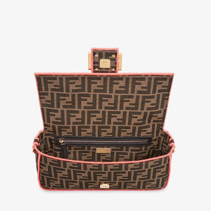 BAGUETTE Fendi Roma/Amor Fabric Bag - image 4