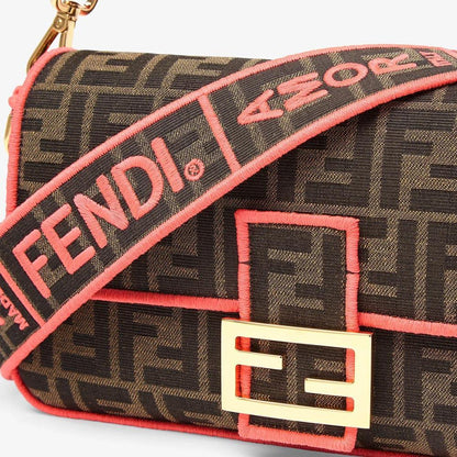 BAGUETTE Fendi Roma/Amor Fabric Bag - image 5