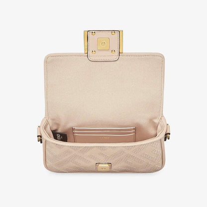 BAGUETTE Pink FF Canvas Bag - image 4