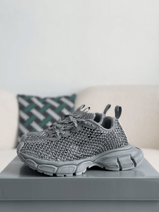 Balenciaga 3XL Sneaker Mesh Rhinestone - Grey - photo 1