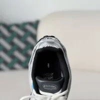Balenciaga Radar Gradient Lines Sneaker - Silver, White & Blue - photo 8