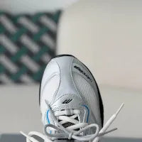 Balenciaga Radar Gradient Lines Sneaker - Silver, White & Blue - photo 6