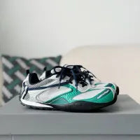 Balenciaga Radar Sneaker - Light Grey, Green & Black - photo 6