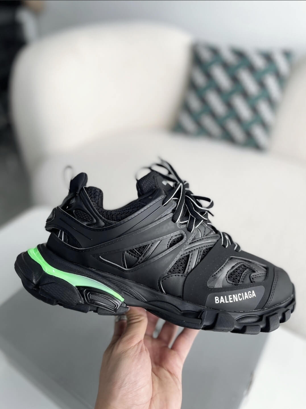 Balenciaga Track Sneaker - Black & White - photo 3