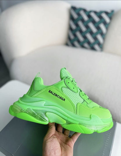 Balenciaga Triple S Sneaker Clear Sole – Neon Green - image 3