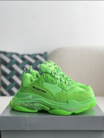 Balenciaga Triple S Sneaker Clear Sole – Neon Green - image 2