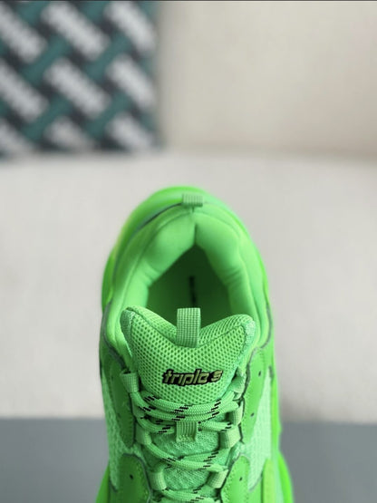 Balenciaga Triple S Sneaker Clear Sole – Neon Green - image 7