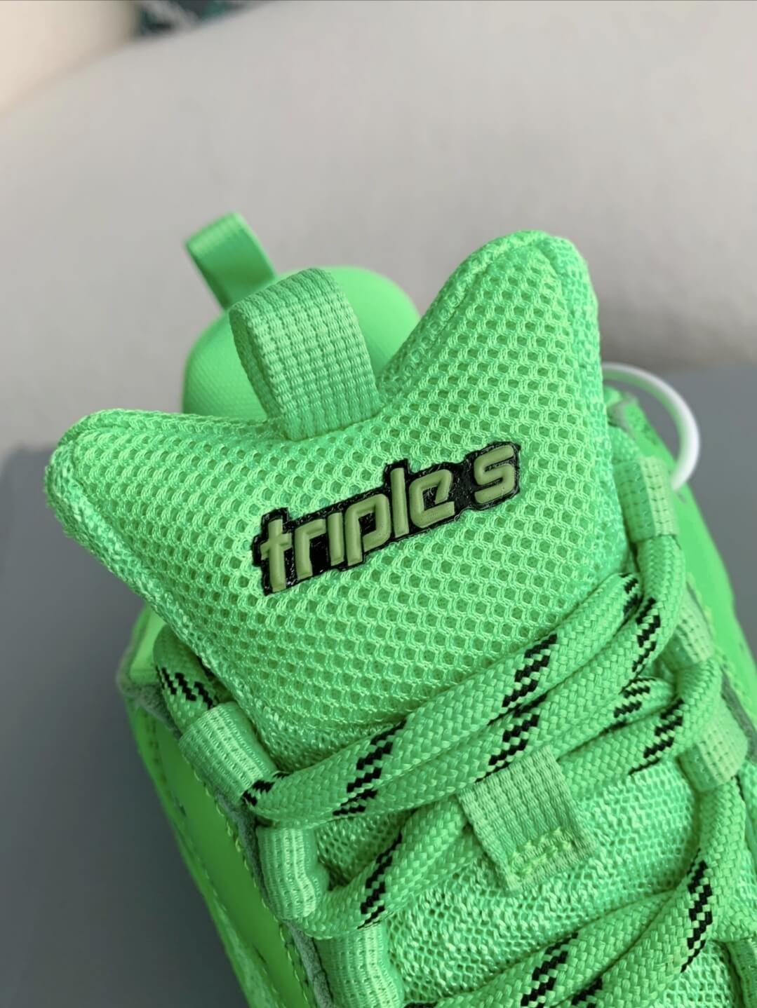 Balenciaga Triple S Sneaker Clear Sole – Neon Green - image 6