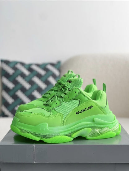 Balenciaga Triple S Sneaker Clear Sole – Neon Green - image 1