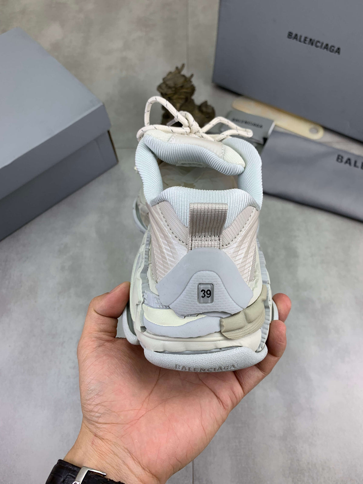 Balenciaga Jet Sneaker - Beige & Off-White - photo 3