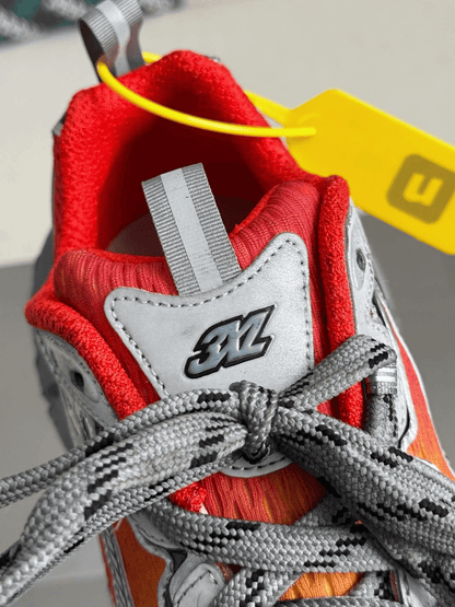 Balenciaga 3XL Sneaker - Red, Yellow & Metallic Silver - photo 4