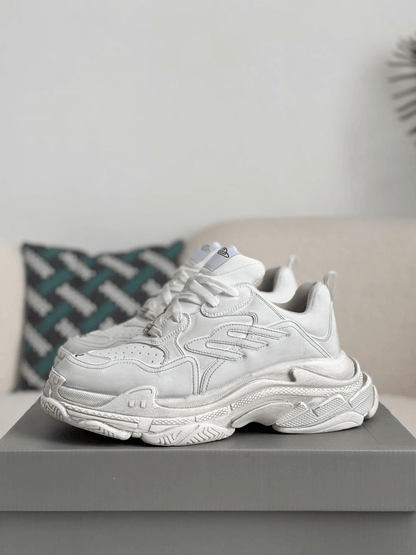 Balenciaga Triple S Sneaker - Triple White Leather & Mesh - photo 3
