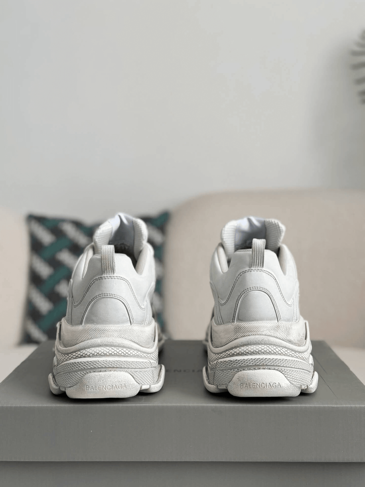 Balenciaga Triple S Sneaker - Triple White Leather & Mesh - photo 9