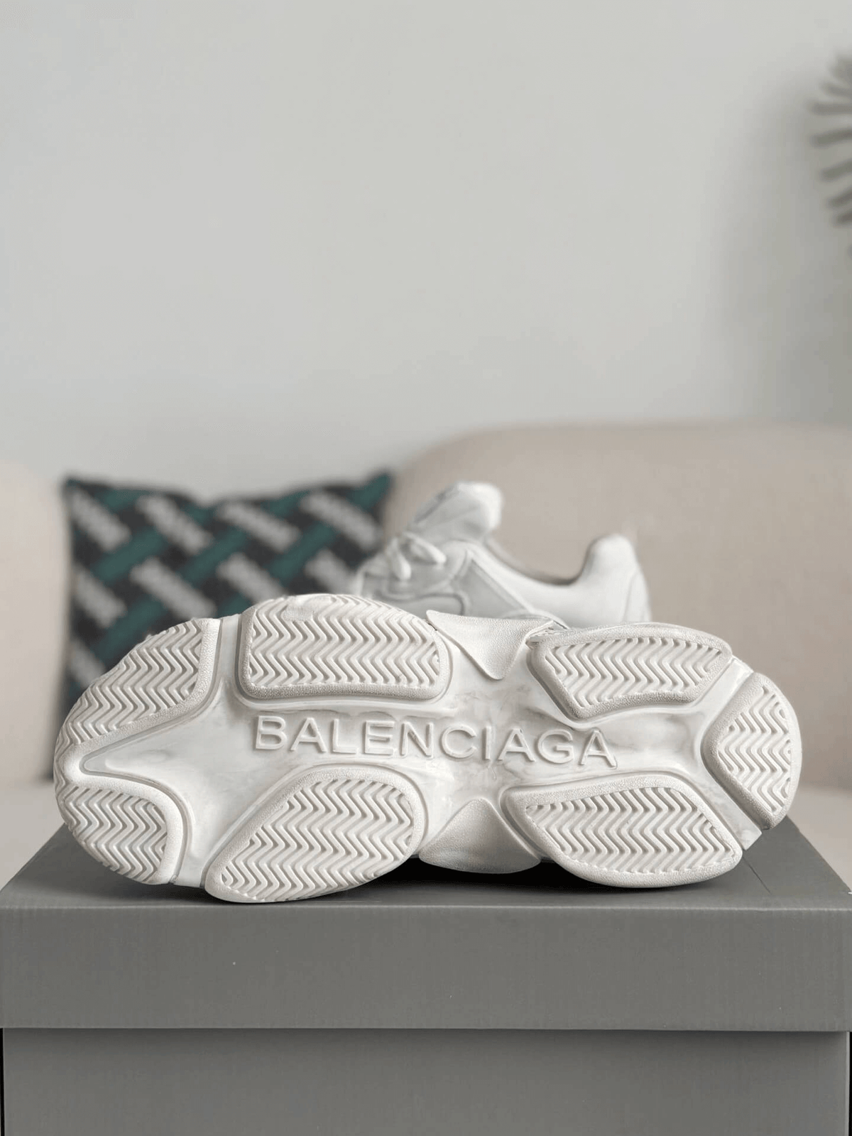 Balenciaga Triple S Sneaker - Triple White Leather & Mesh - photo 7