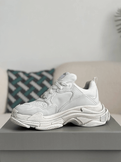 Balenciaga Triple S Sneaker - Triple White Leather & Mesh - photo 8