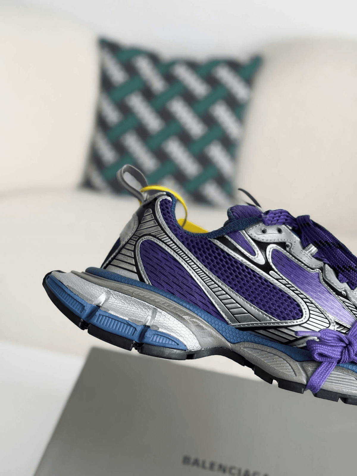 Balenciaga 3XL Sneaker - Purple, Silver & Blue - photo 5