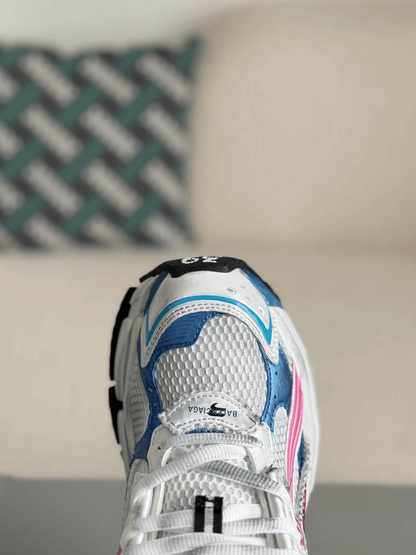 Balenciaga Runner Sneaker - Multi-Color White, Pink & Blue - photo 4