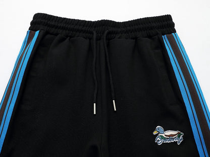 Burberry Duck Logo Striped Side Band Technical Tracksuit Black - photo 2