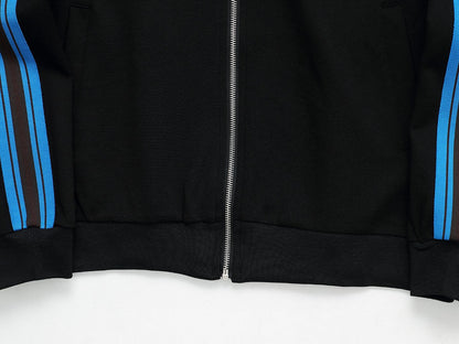 Burberry Duck Logo Striped Side Band Technical Tracksuit Black - photo 7