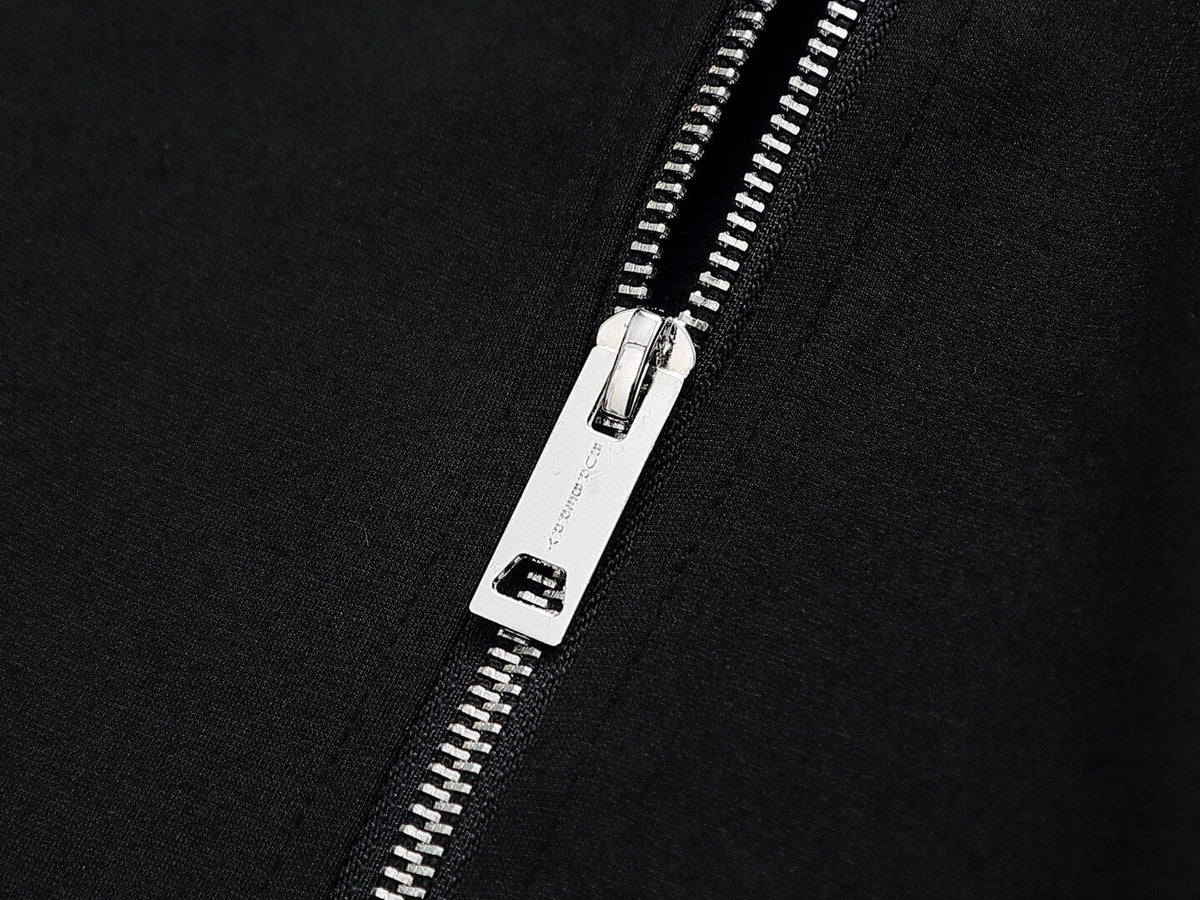 Burberry Duck Logo Striped Side Band Technical Tracksuit Black - photo 9