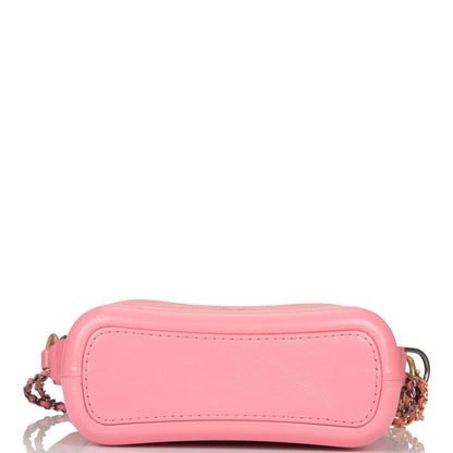 Chanel Gabrielle 20 Hobo Bag Pink Lambskin Mixed Metal Hardware - photo 5