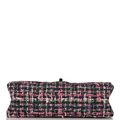 Chanel Pink Multicolor Tweed 2.55 Reissue Double Flap Bag 225 Silver Hardware - photo 6