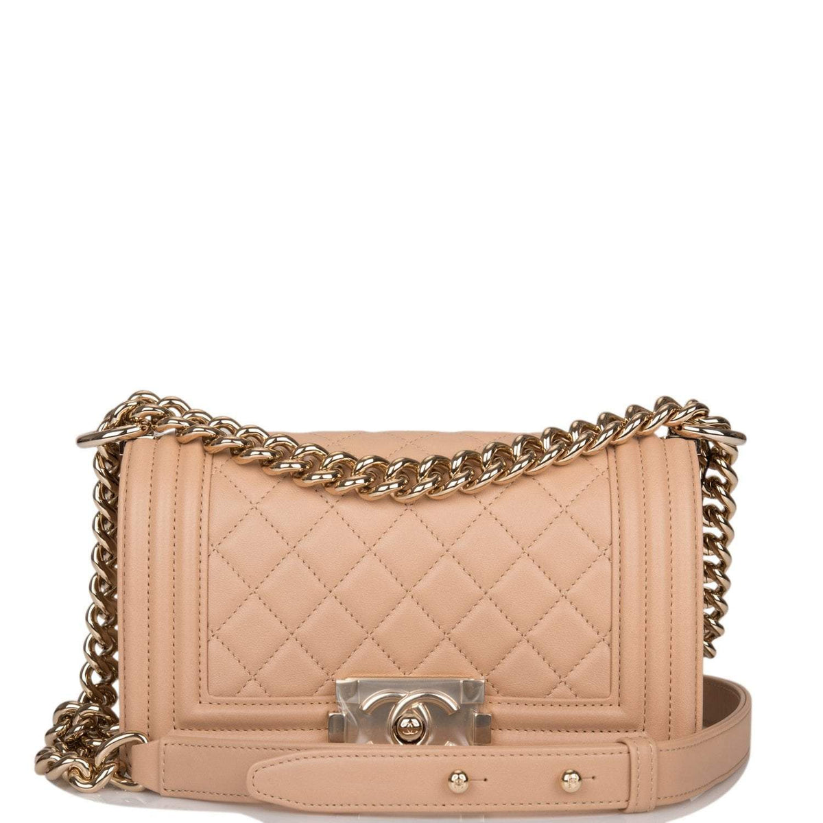 Copy of Chanel Camel Quilted Lambskin Small Boy Bag Light Gold Hardware-Payment 2 - image 1