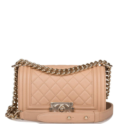 Copy of Chanel Camel Quilted Lambskin Small Boy Bag Light Gold Hardware-Payment 2 - image 1