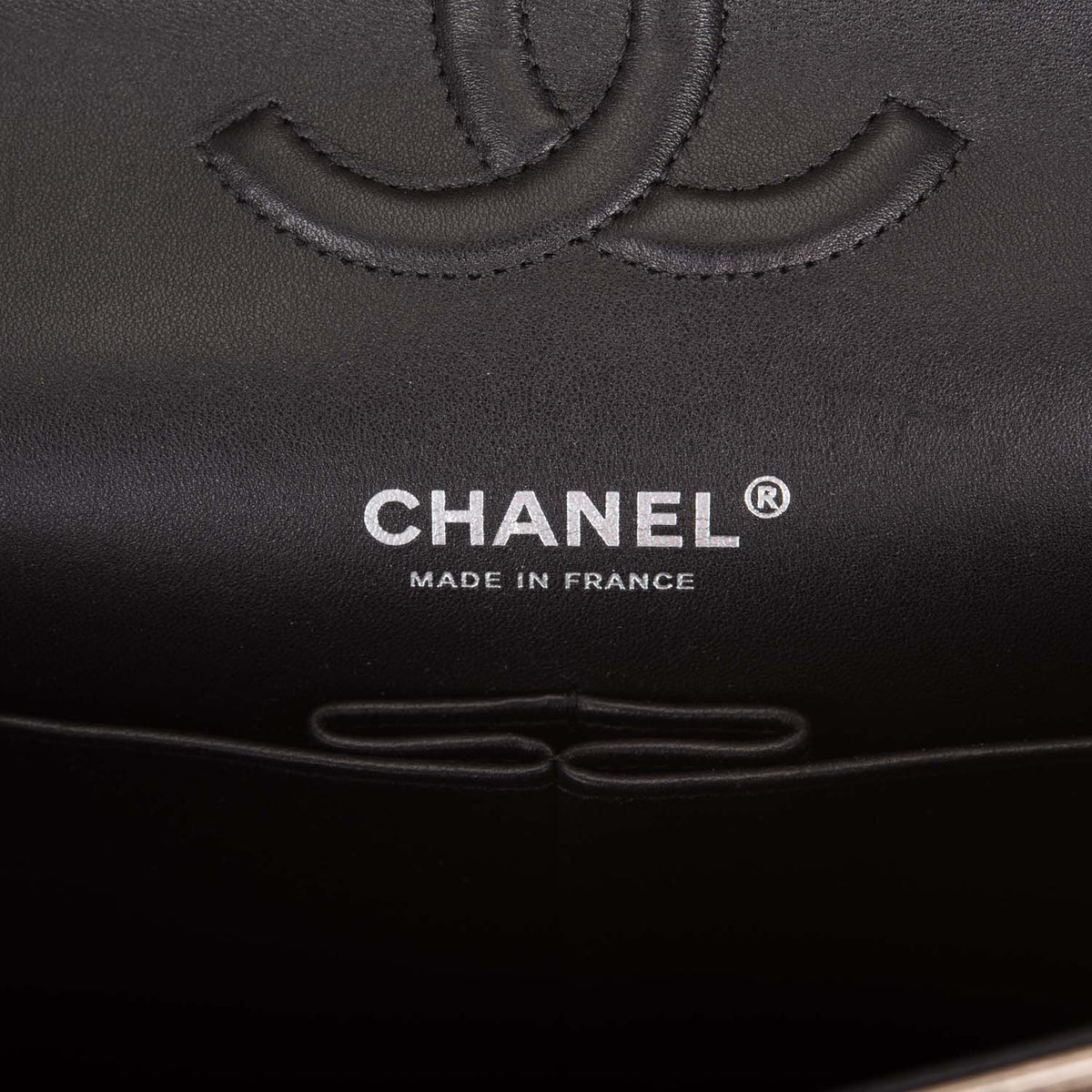 Chanel Medium Classic Double Flap Bag Metallic Gold Lambskin Black Hardware - photo 8