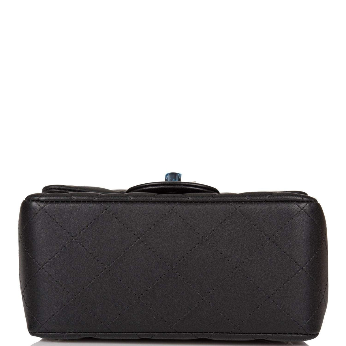 Chanel SO Black Quilted Lambskin Square Mini Classic Flap Bag Black Hardware - photo 6