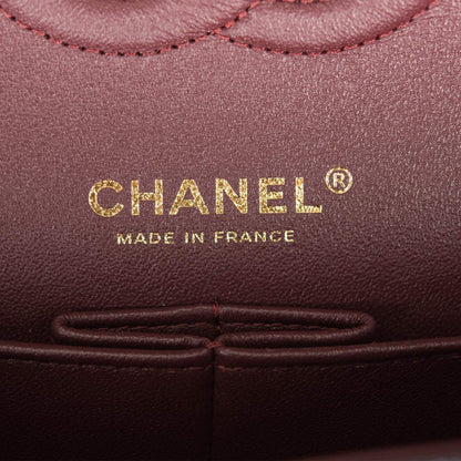 Chanel Black Quilted Caviar Medium Classic Double Flap Bag Gold Hardware - image 9