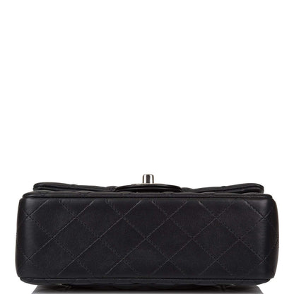 Chanel Black Quilted Lambskin Rectangular Mini Classic Flap Bag Silver Hardware - image 6