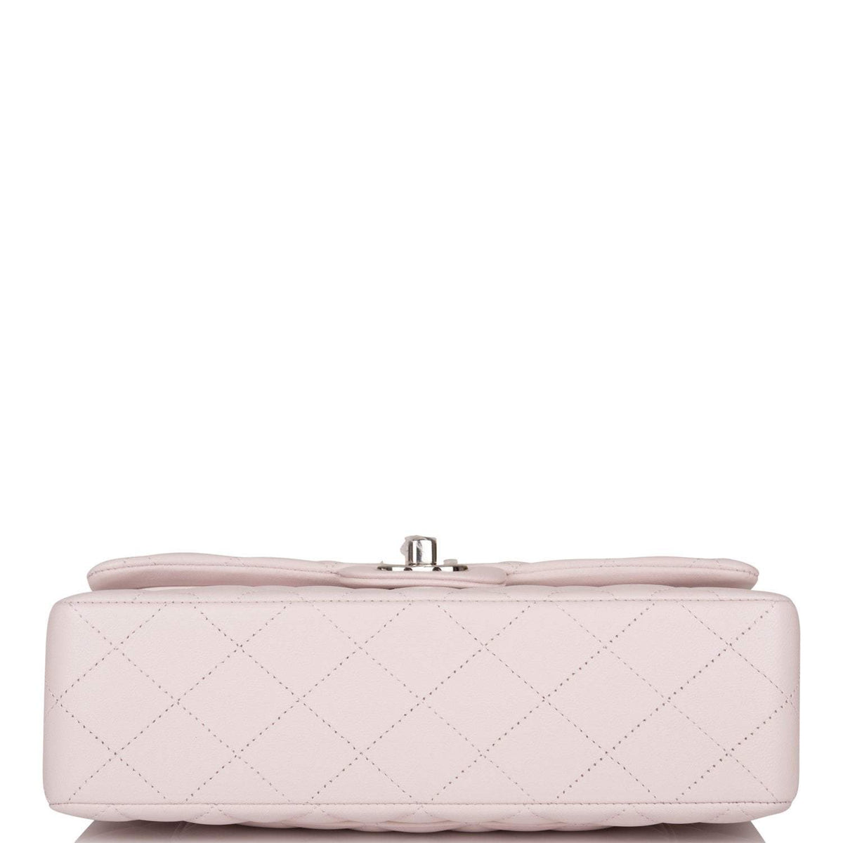 Chanel Light Purple Quilted Lambskin Small Classic Double Flap Bag Silver Hardware - image 6
