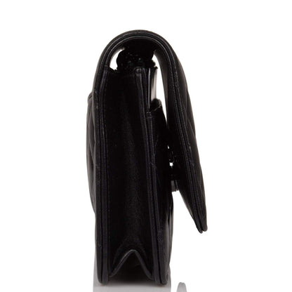Chanel SO Black Classic Quilted Lambskin Wallet On Chain (WOC) Black Hardware - photo 3