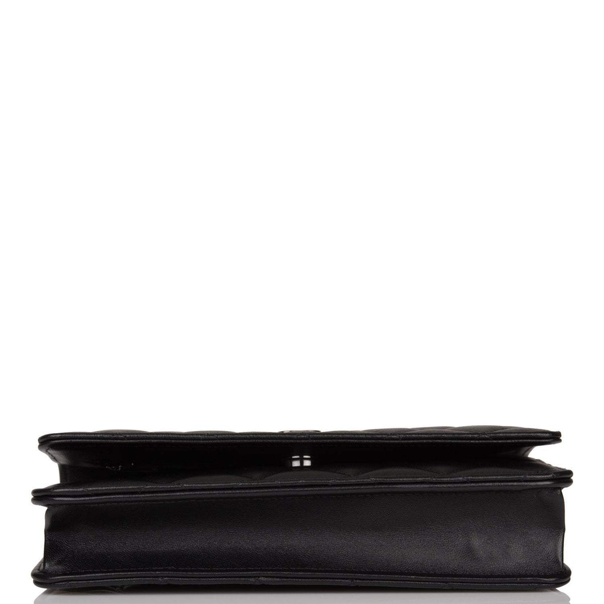 Chanel SO Black Classic Quilted Lambskin Wallet On Chain (WOC) Black Hardware - photo 6