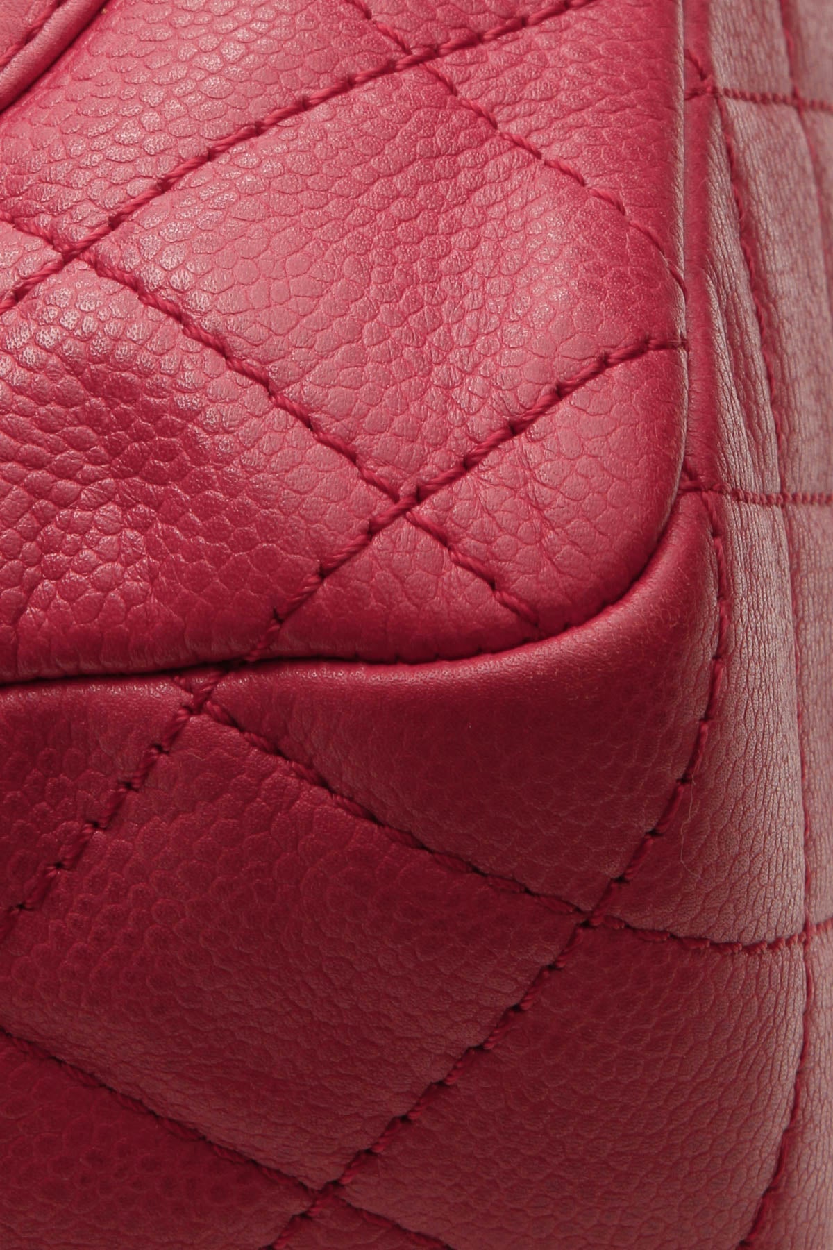 Classic Jumbo Single Flap Bag - Raspberry - image 5