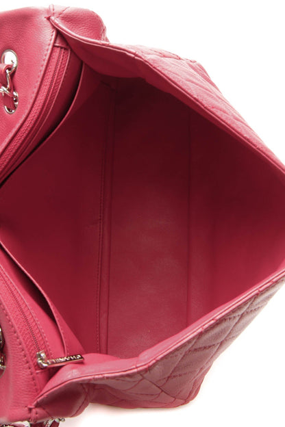 Classic Jumbo Single Flap Bag - Raspberry - image 8