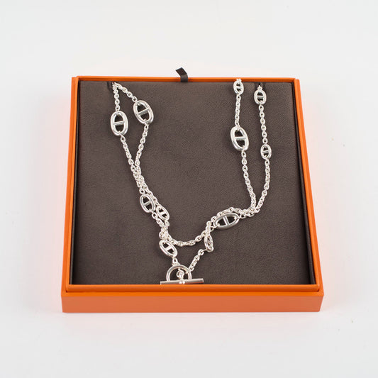 Hermes Farandole Necklace 120 Silver - photo 2