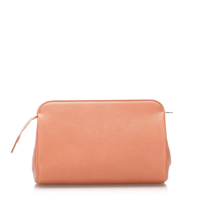 Chanel CC Caviar Leather Pouch - image 3