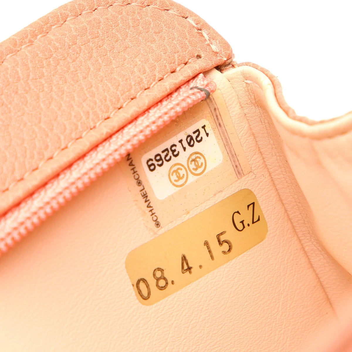 Chanel CC Caviar Leather Pouch - image 8