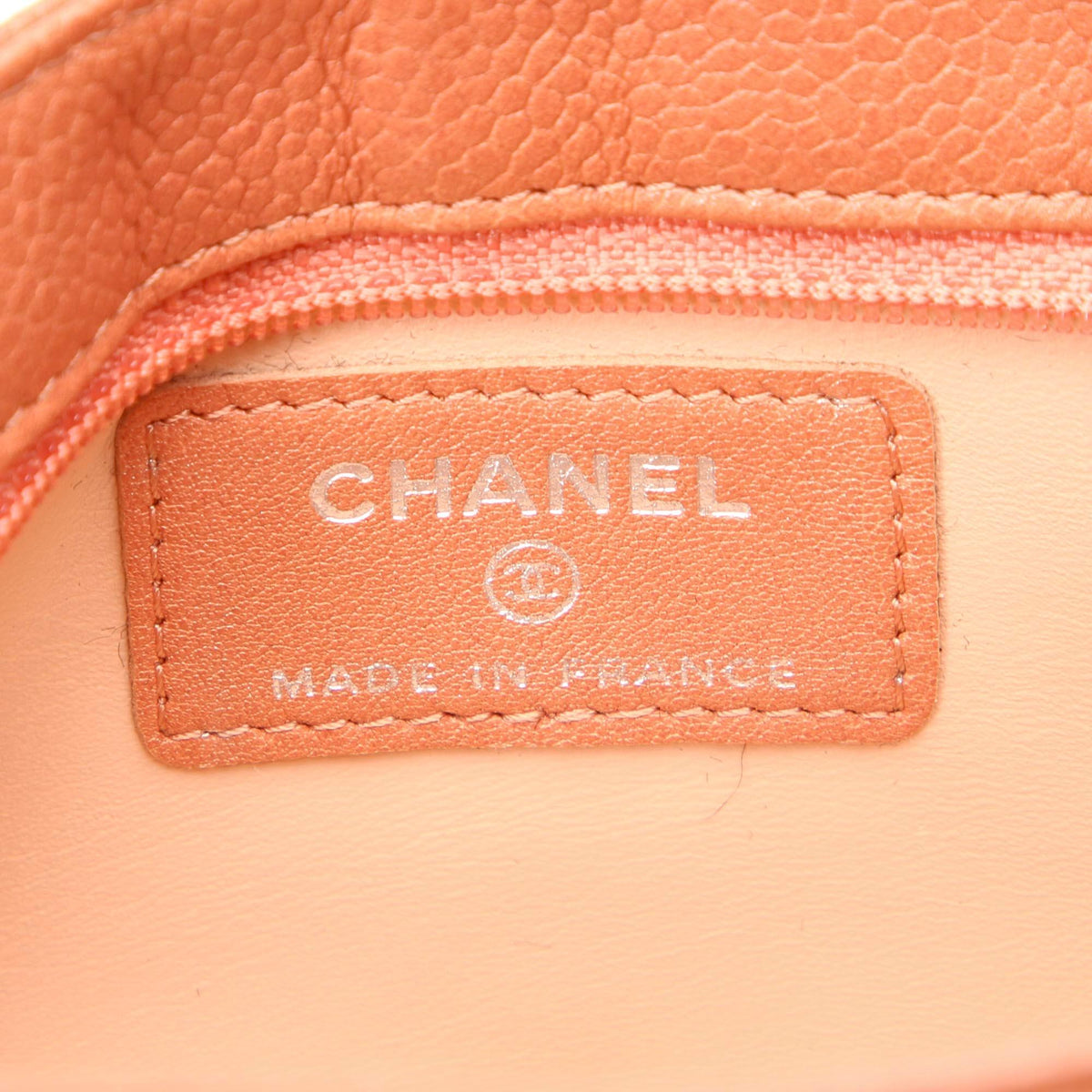 Chanel CC Caviar Leather Pouch - image 7