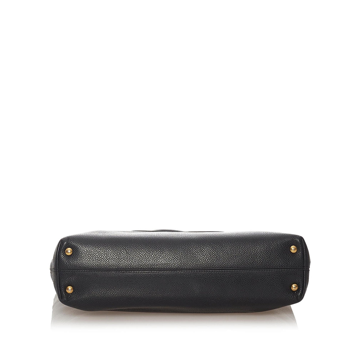 Chanel CC Caviar Leather Tote Bag - image 4