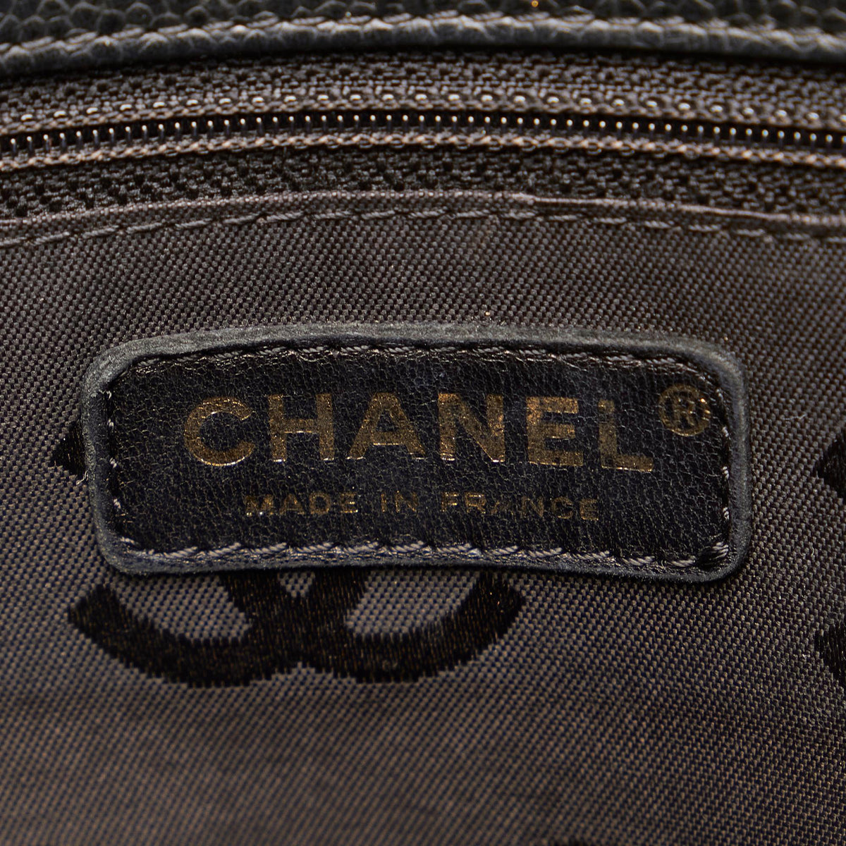 Chanel CC Caviar Leather Tote Bag - image 7
